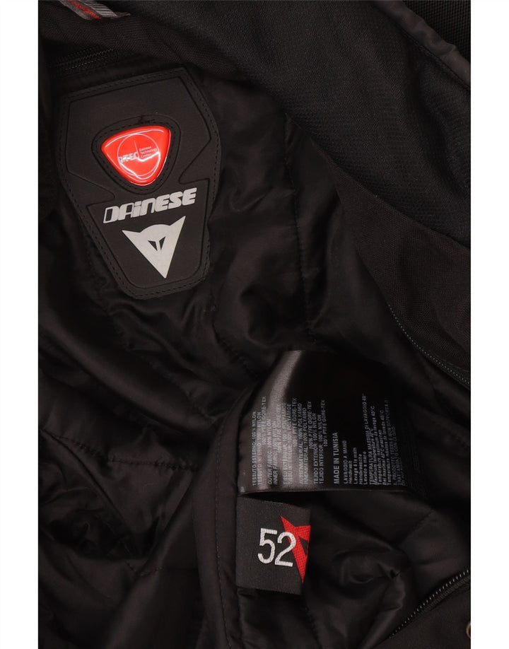 Męska kurtka wyścigowa Dainese Gore-Tex Graphic EU 52, duży czarny blok kolorów