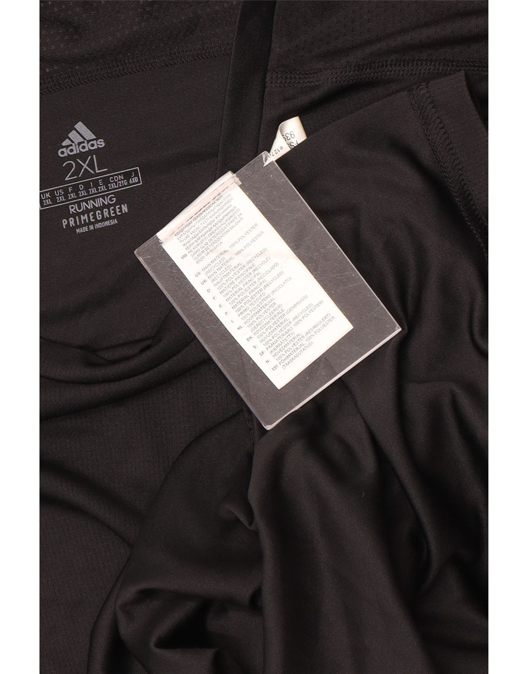Męski t-shirt ADIDAS Aeroready Top 2XL, czarny poliester