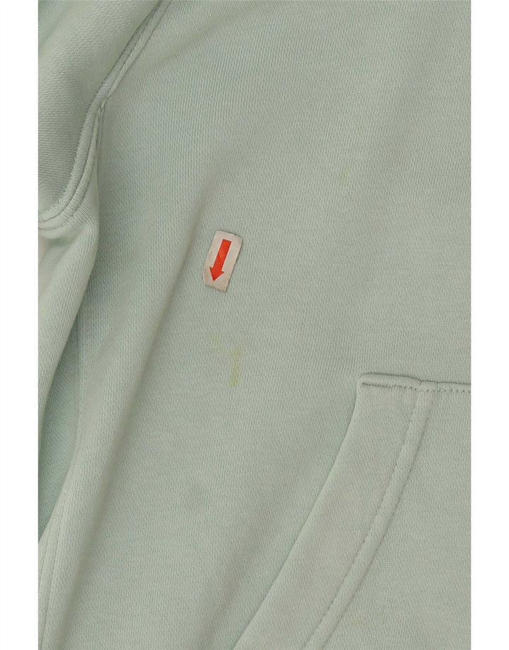 Męski sweter z kapturem Nike, średni zielony, bawełniany