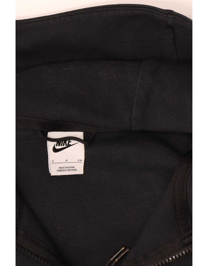 Męski sweter z kapturem i zamkiem Nike, mały, granatowy, bawełniany