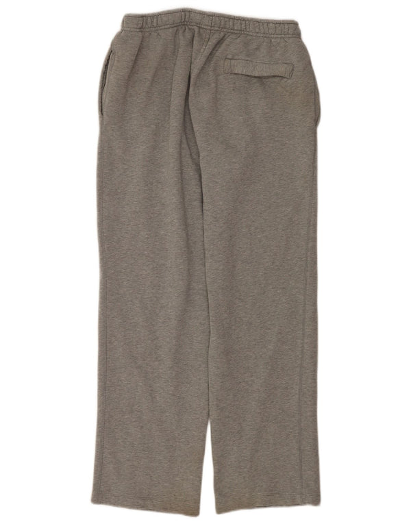 Nike Womens Tracksuit Trousers UK 12 Medium  Grey Flecked Cotton