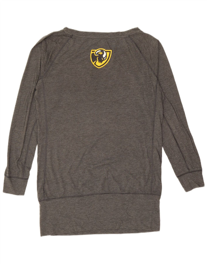 Damski top NIKE VCU Rams Graphic z długim rękawem, UK 16, duży, szary poliester