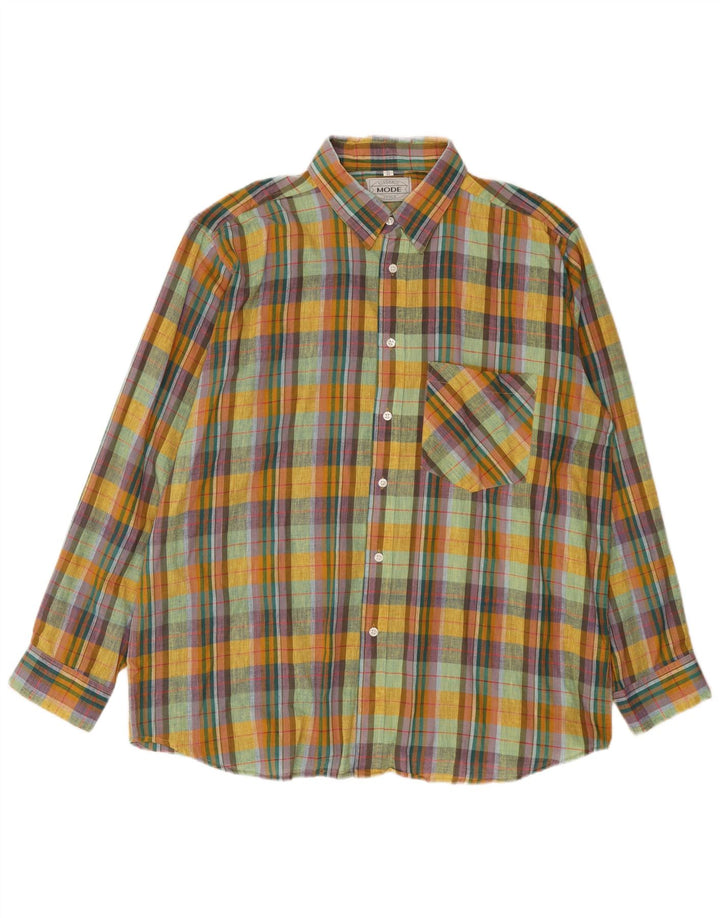 Koszula męska Elegance rozmiar 43/44 XL wielokolorowa kratka