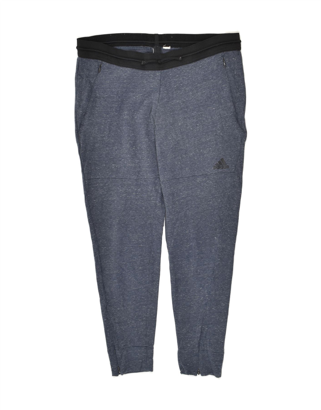 ADIDAS Womens Tracksuit Trousers UK 16 Large Blue | Vintage Adidas | Thrift | Second-Hand Adidas | Used Clothing | Messina Hembry 