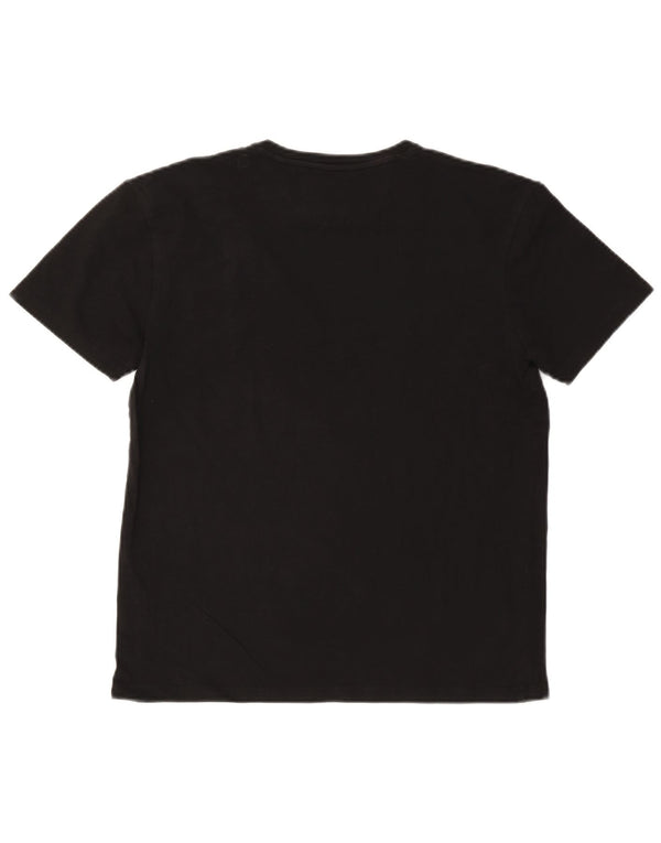 Damski T-shirt ZARA Slim Fit Top UK 18 XL Czarny