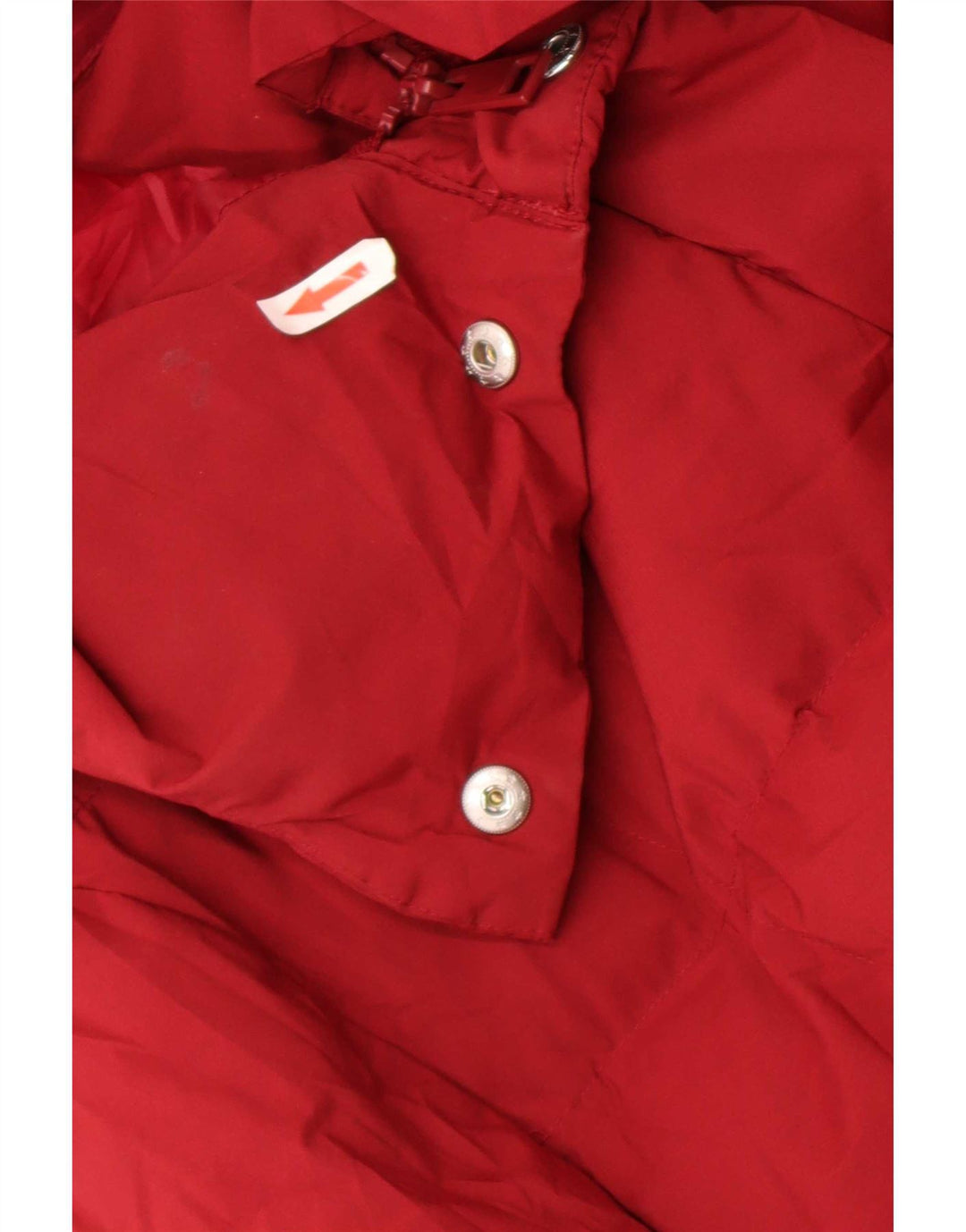 Marks & Spencer Damski płaszcz z kapturem, oversize, wyściełany UK 16, duży, czerwony