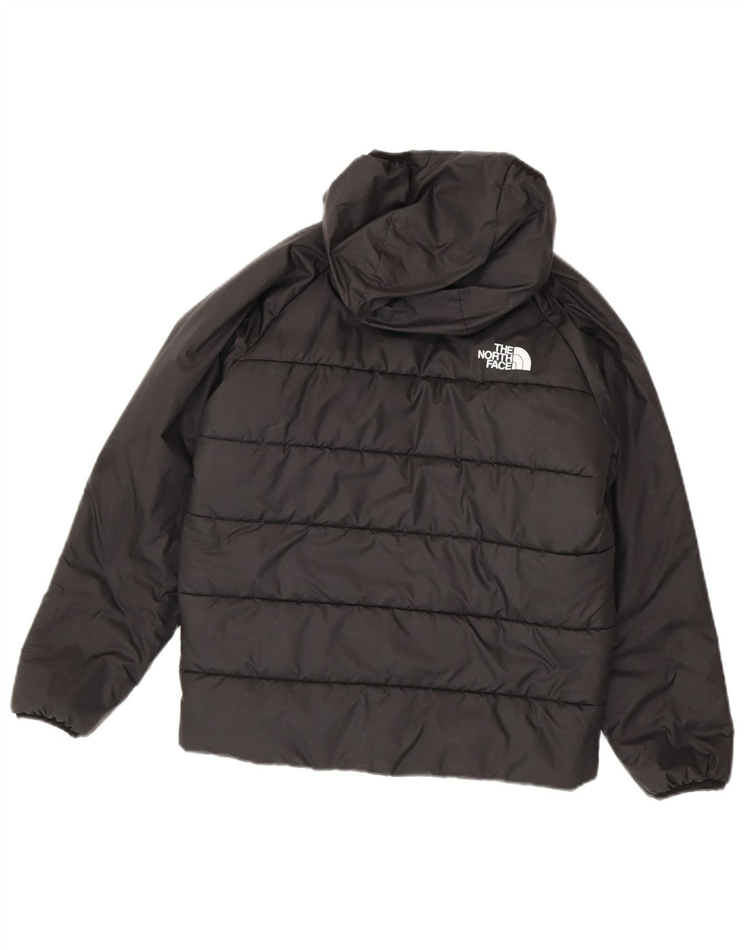 Dwustronna ocieplana kurtka chłopięca z kapturem The North Face 11-12 lat, szara