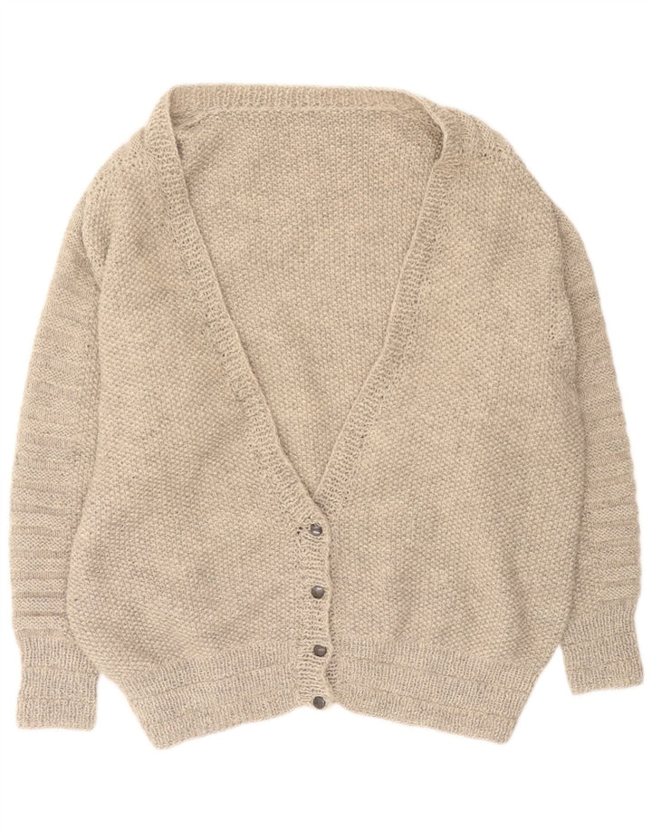 Vintage damski sweter oversize UK 16, duży, szary