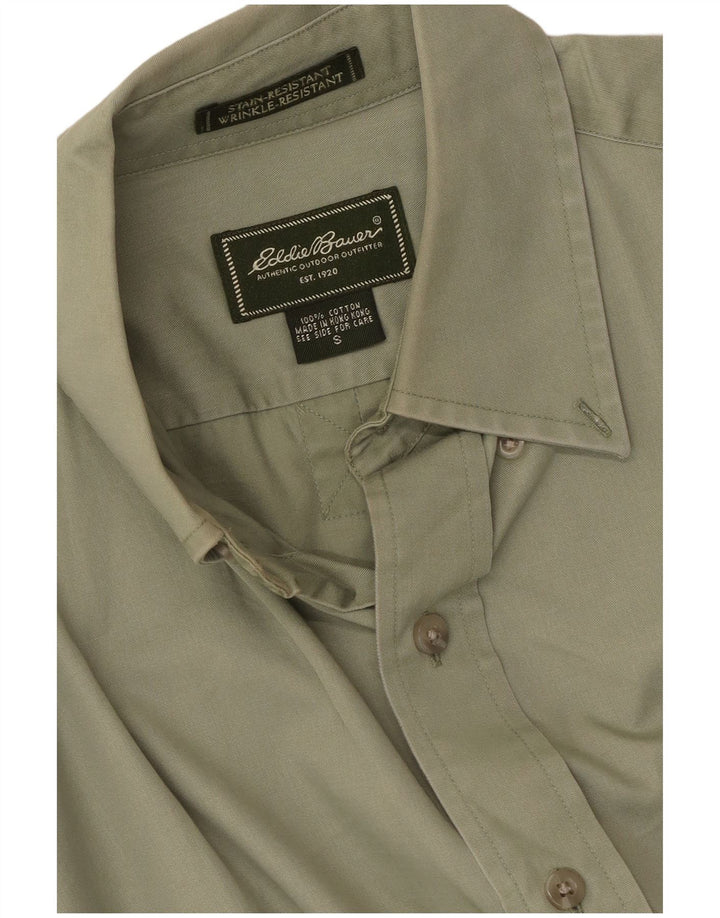 Koszula męska Eddie Bauer, mała, zielona, bawełniana