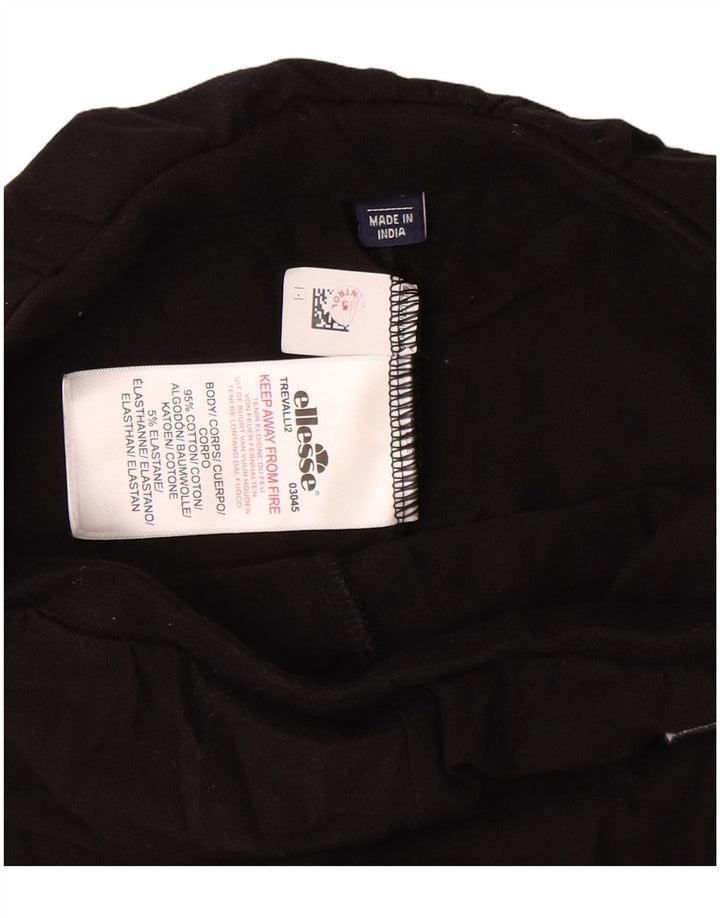 Damskie legginsy Ellesse Graphic UK 8 Small, czarne, bawełniane