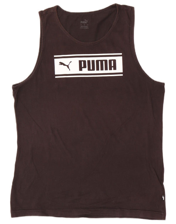 Męska bluza Puma Sweter, duża, czarna, bawełniana