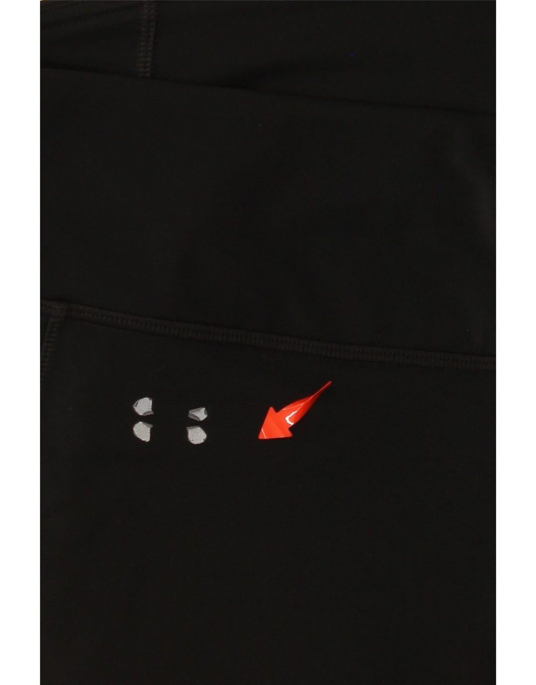 Damskie legginsy Capri UNDER ARMOUR UK 14, duże czarne bloki kolorów