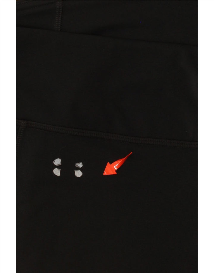 Damskie legginsy Capri UNDER ARMOUR UK 14, duże czarne bloki kolorów