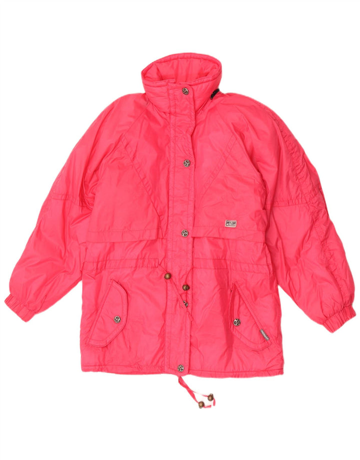 Damska kurtka wiatrówka Vintage UK 10 Small Pink Poliamid