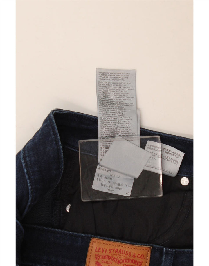 Damskie jeansy LEVI'S 712 Slim W31 L32 Niebieskie bawełniane