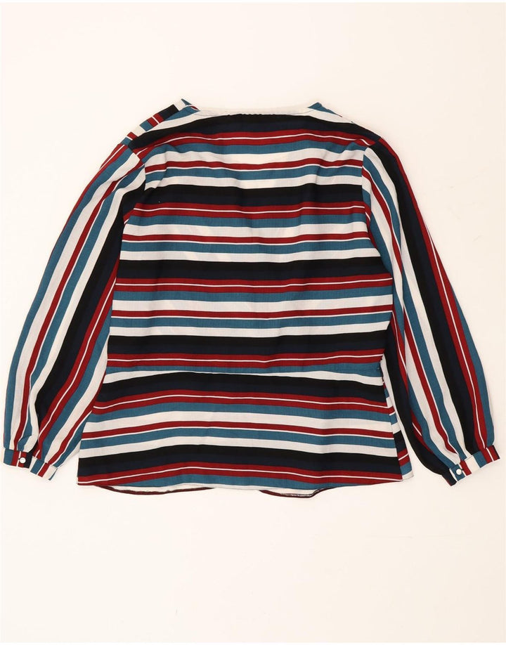 Damska bluzka koszulowa Lipsy UK 18 XL, wielokolorowy poliester w paski