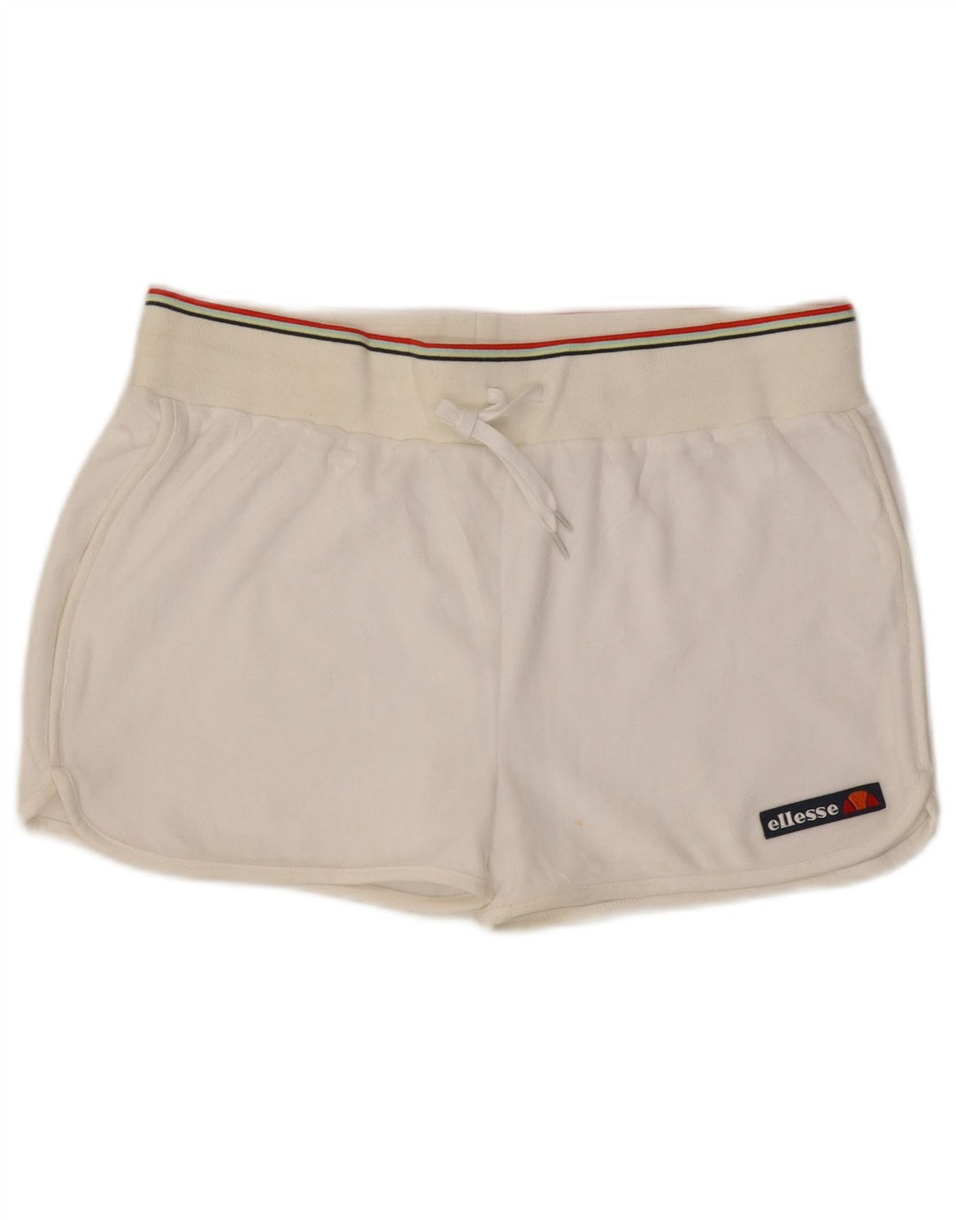 Damskie spodenki sportowe Ellesse UK 16, duże, białe, bawełniane