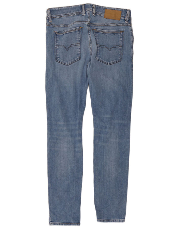 Diesel Damskie Sleenker Skinny Jeans W29 L30 Niebieskie bawełniane
