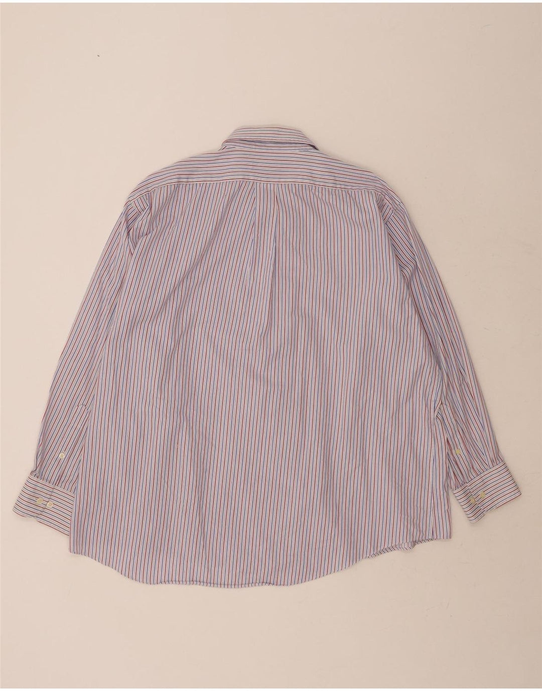 CHAPS Mens Shirt Size 18 1/2 2XL Multicoloured Pinstripe Cotton Vintage Chaps and Second-Hand Chaps from Messina Hembry 