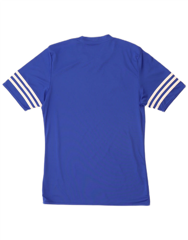 Adidas Męski T-shirt Climalite Top Mały Niebieski Poliester