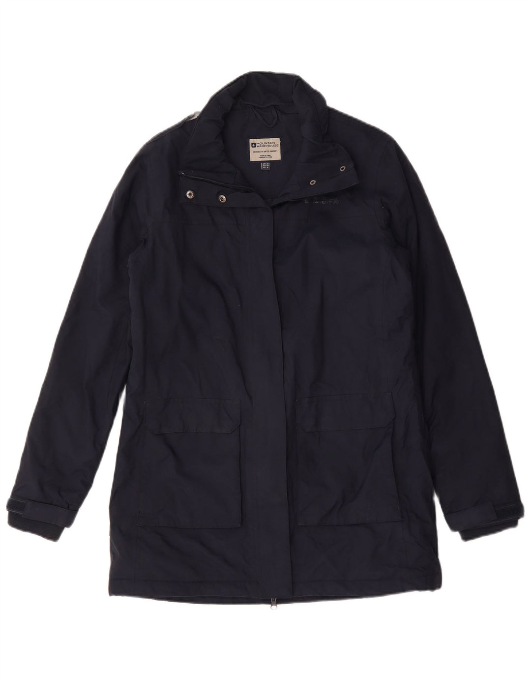 Damska kurtka oversize typu parka Mountain Warehouse UK 10, mała, granatowa