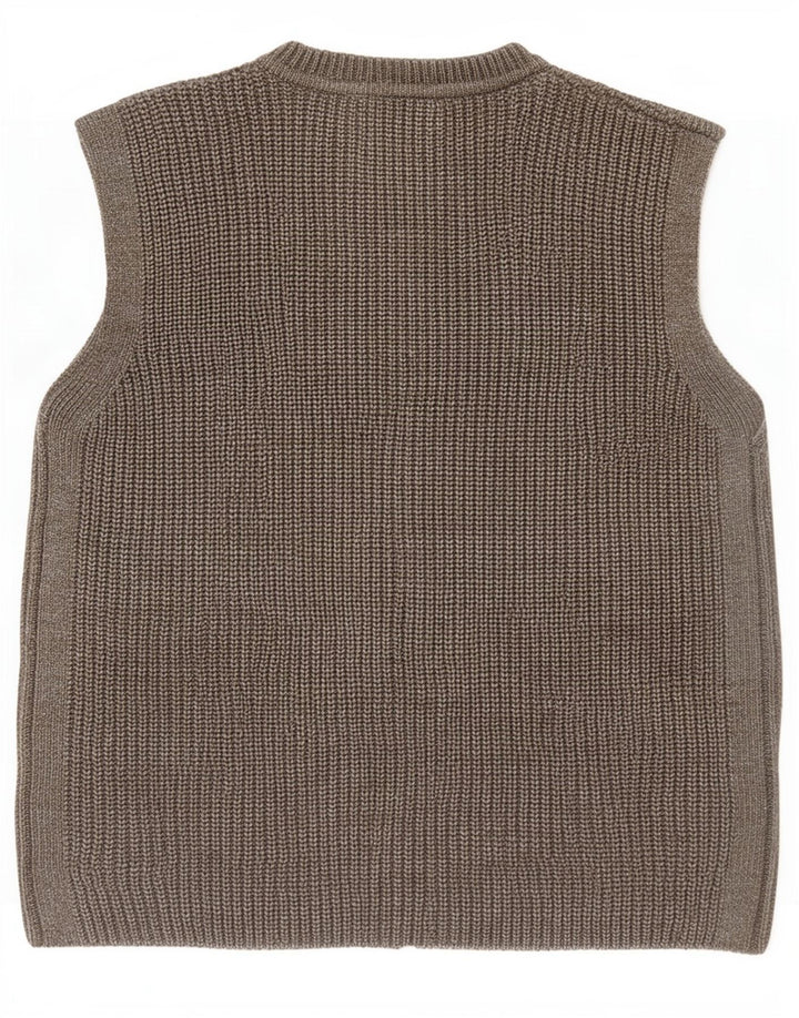 Marks & Spencer Damski sweter bez rękawów, UK 10, mały, szary