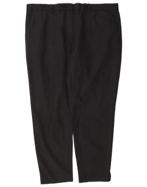 Marks & Spencer Damskie proste spodnie chino UK 18 XL W38 L27 Szara bawełna