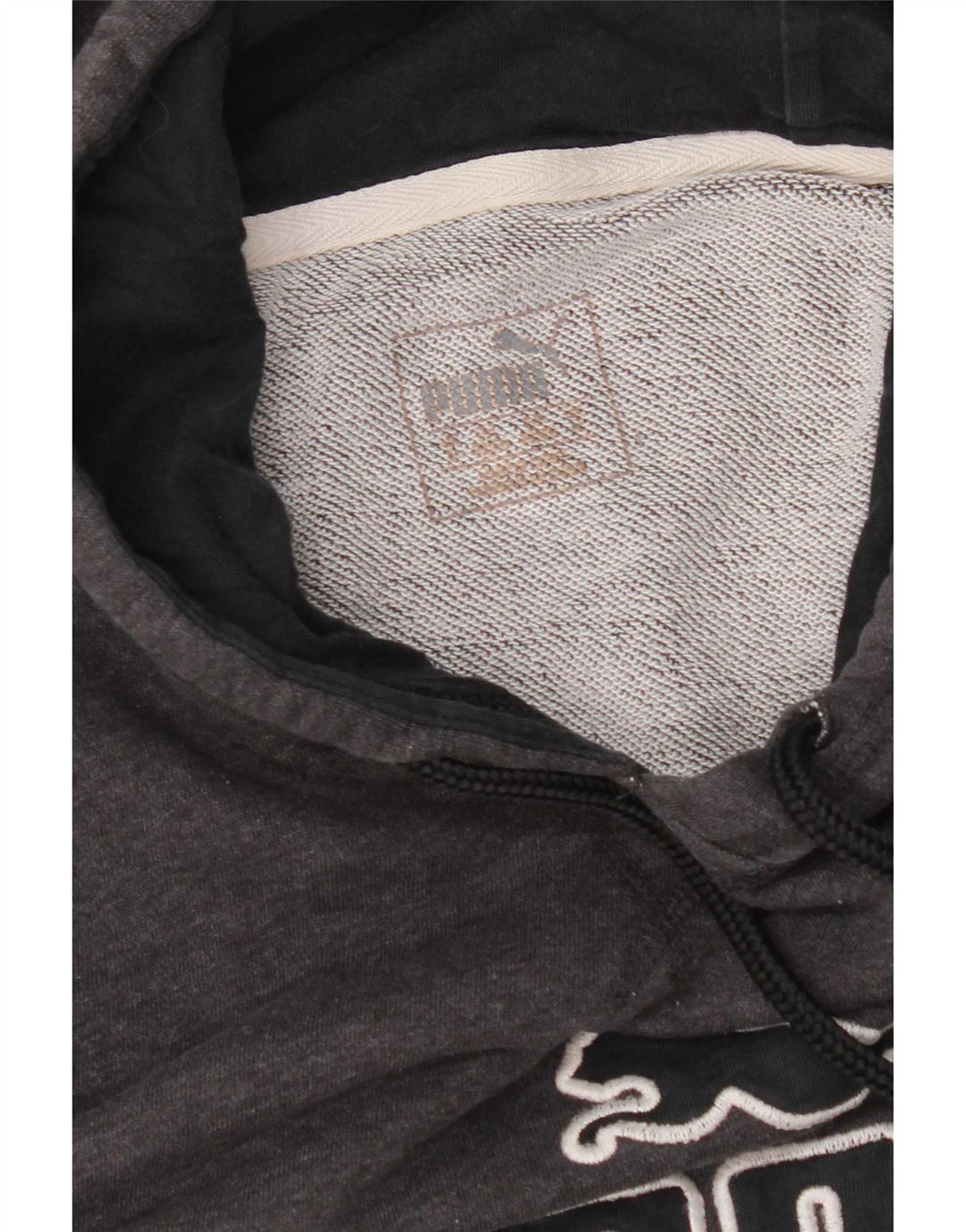 Męska bluza z kapturem Puma z grafiką, średnioszara