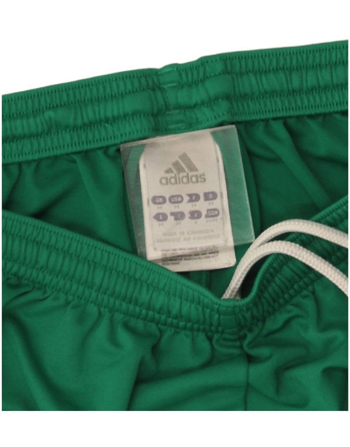 Męskie spodenki sportowe Adidas Climalite, średni zielony poliester