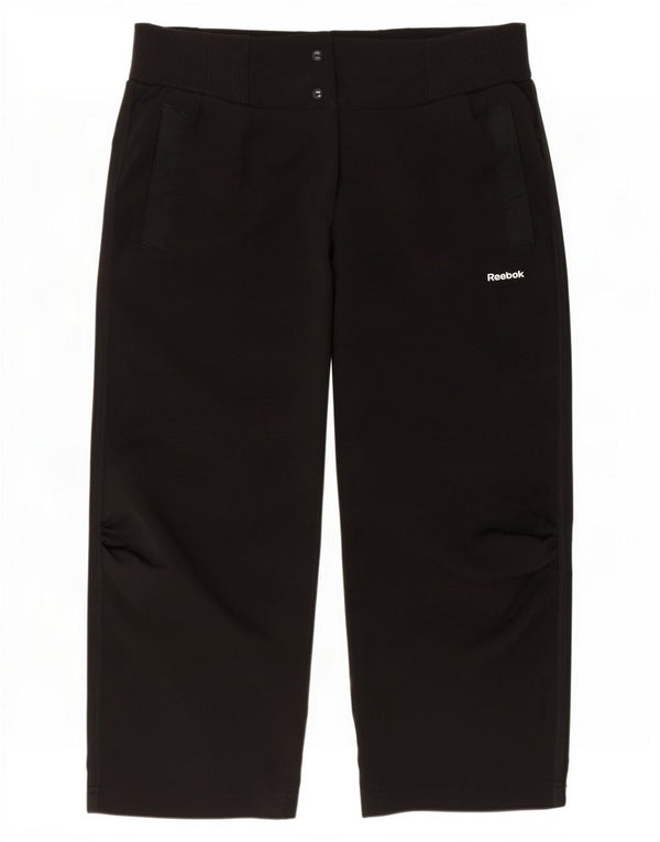 Damskie bermudy Reebok UK 12 Medium W30 Czarny poliester