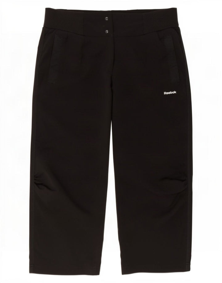 Damskie bermudy Reebok UK 12 Medium W30 Czarny poliester