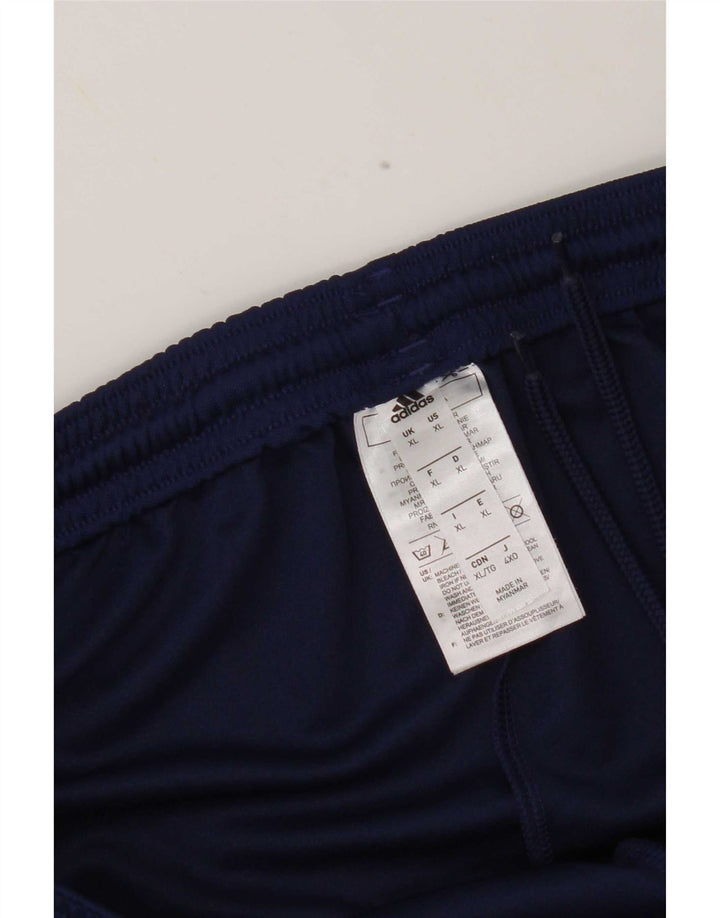 Męskie spodenki sportowe Adidas Aeroready XL granatowe, poliestrowe