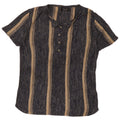 T-shirt męski Zara, mały, szary, akrylowy w paski
