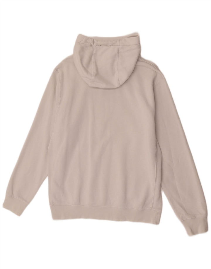 Męski sweter z kapturem Nike, mały, biały, bawełniany