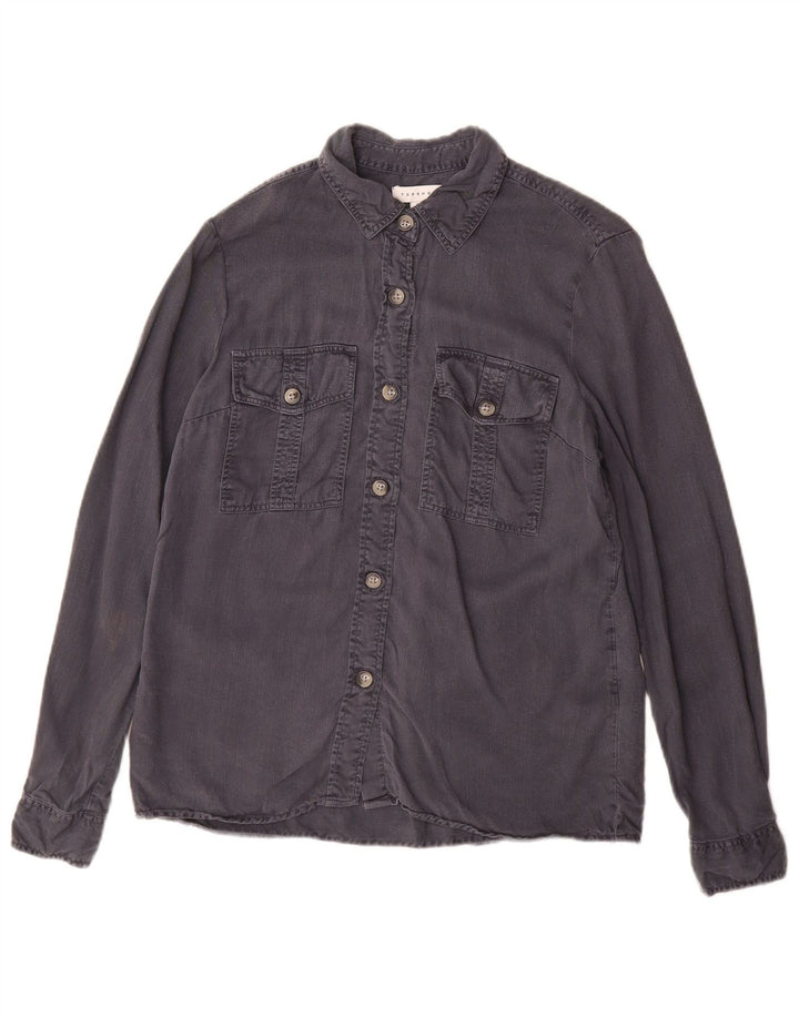 Koszula damska Topshop UK 8, mała, szara Tencel