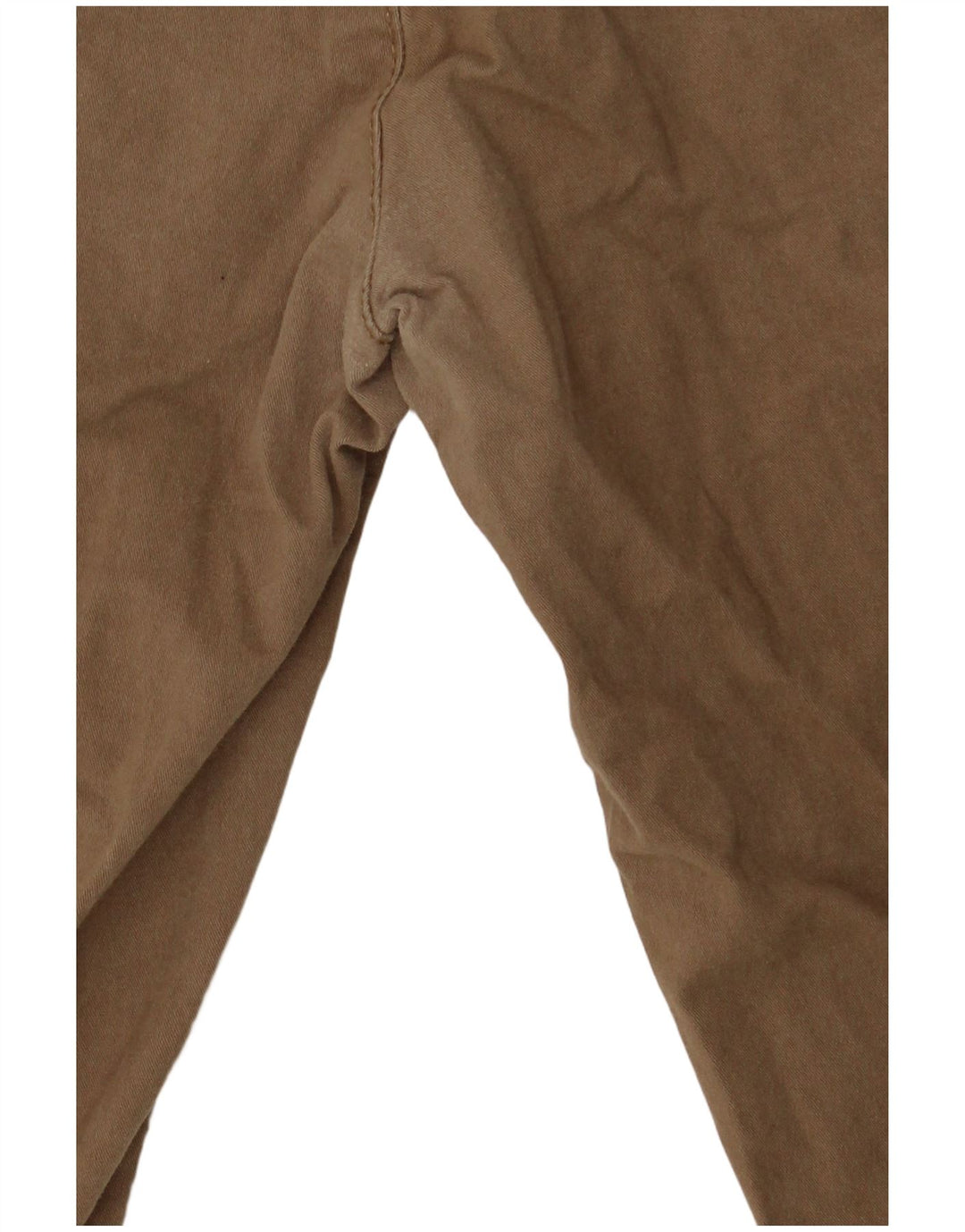 Marks & Spencer Męskie proste spodnie chino o regularnym kroju, małe, brązowe, bawełniane