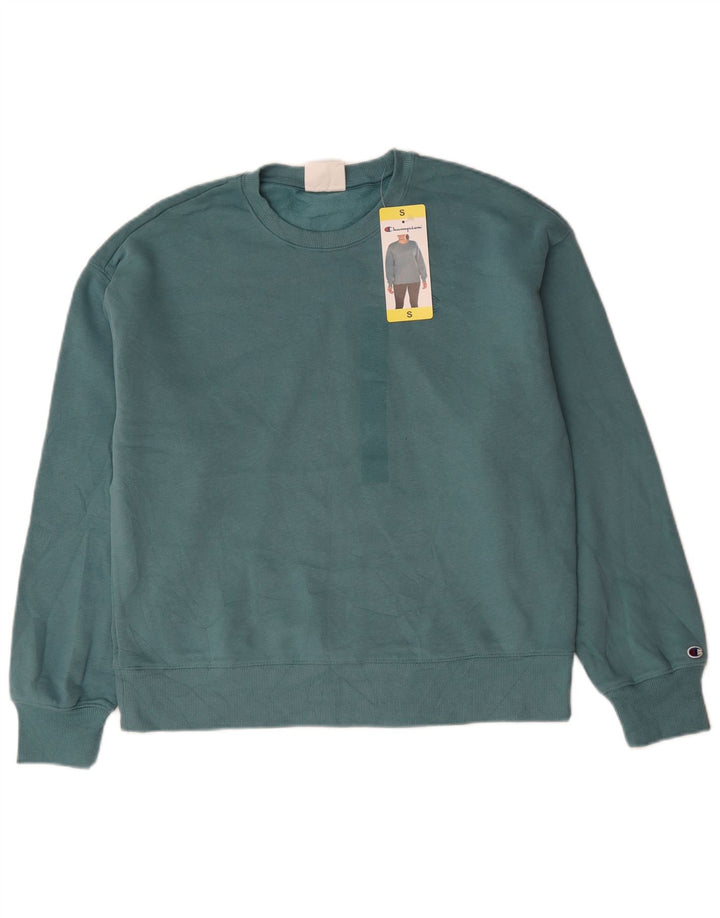 Damski sweter oversize CHAMPION UK 10, mały, zielony, poliester