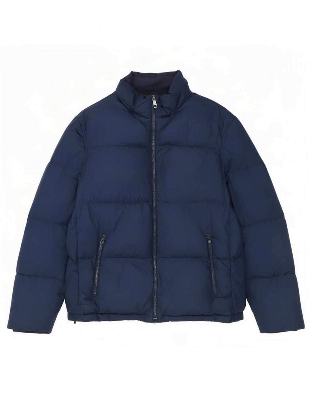 Męska ocieplana kurtka Massimo Dutti UK 42 XL, granatowa, poliester