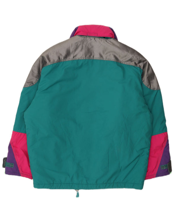 Męska kurtka narciarska z kapturem Ellesse UK 44 2XL Zielony, blok kolorów