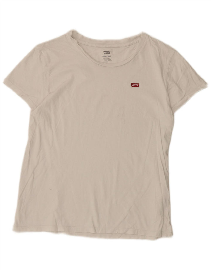 Damska koszulka Levi's Top UK 16 Large4 Biała bawełna