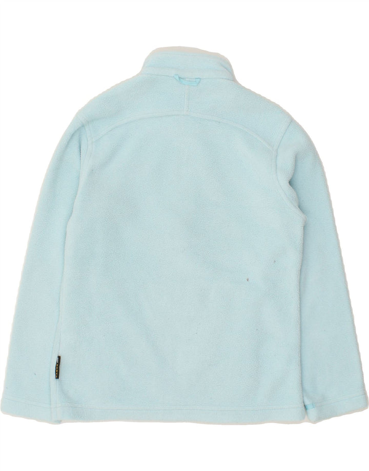 JACK WOLFSKIN Girls Fleece Jacket 9-10 Years Blue Polyester Vintage Jack Wolfskin and Second-Hand Jack Wolfskin from Messina Hembry 