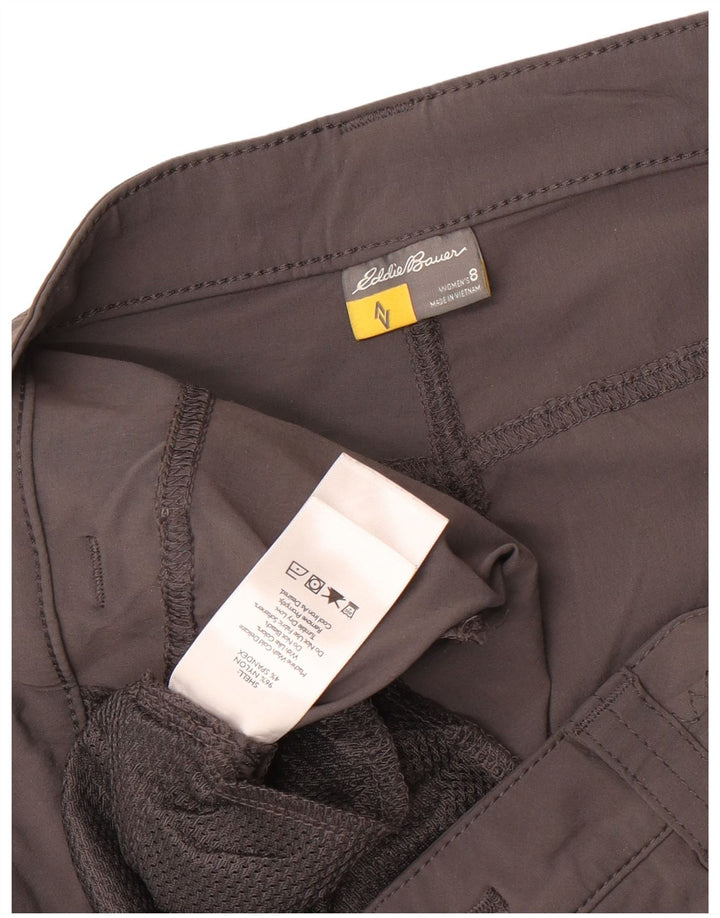 Damskie spodenki cargo Eddie Bauer US 8 Medium W32 Szary nylon