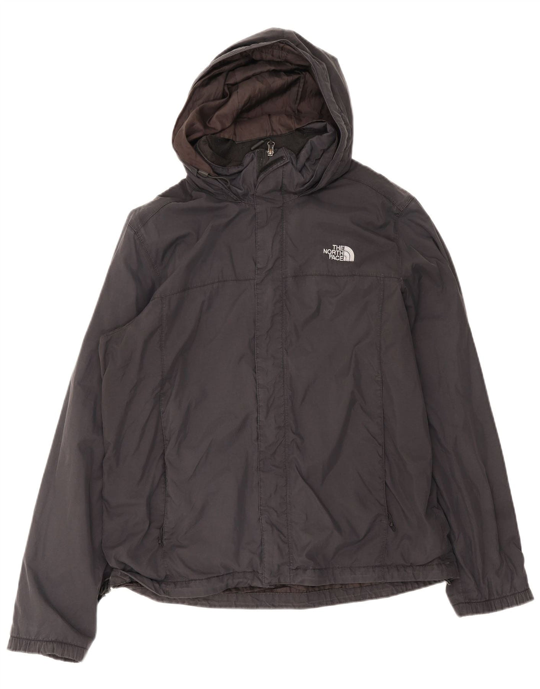 Męska kurtka przeciwdeszczowa z kapturem The North Face UK 40, duża, czarna, nylonowa