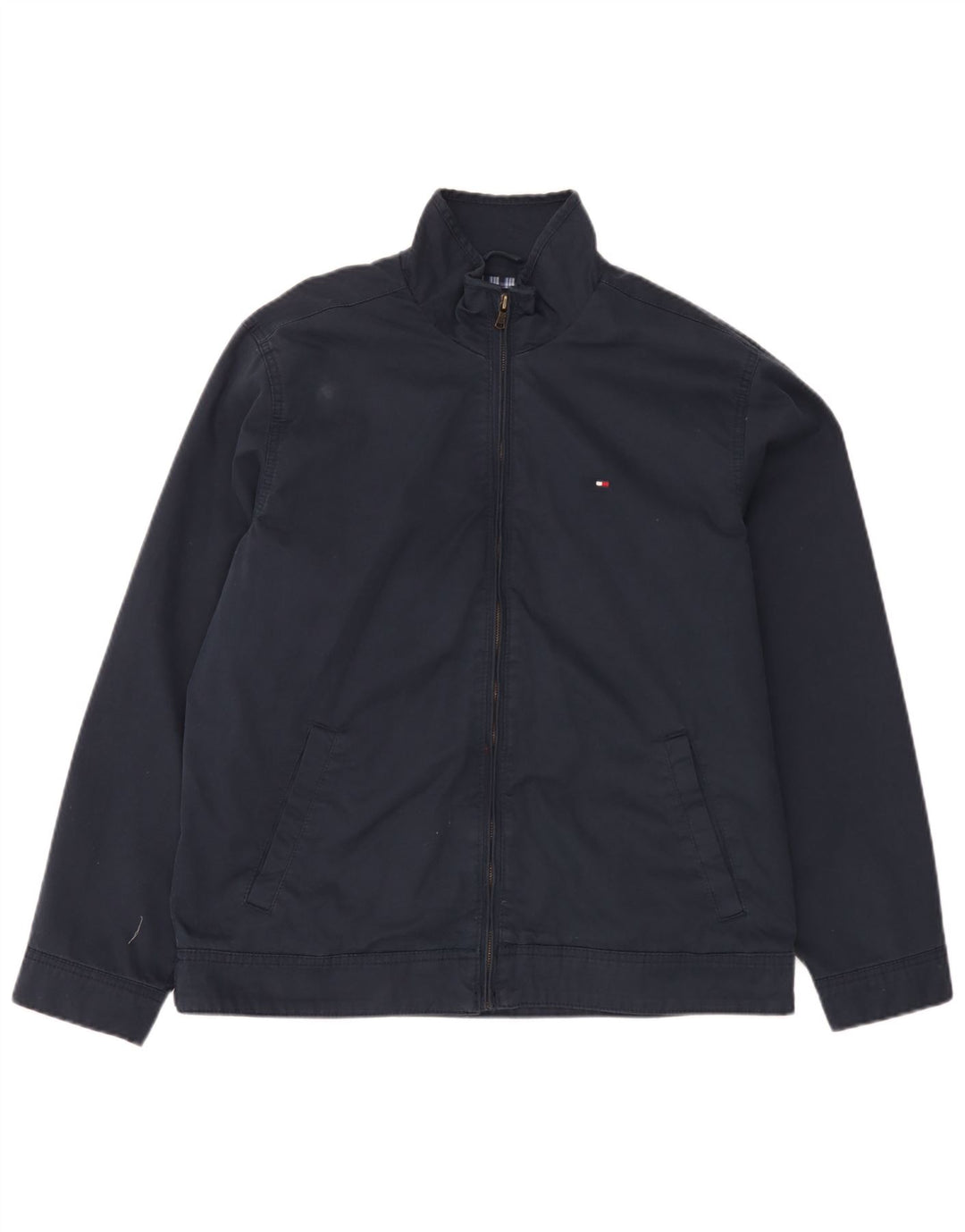 Męska kurtka bomberka Tommy Hilfiger UK 38, średnia, granatowa, bawełniana
