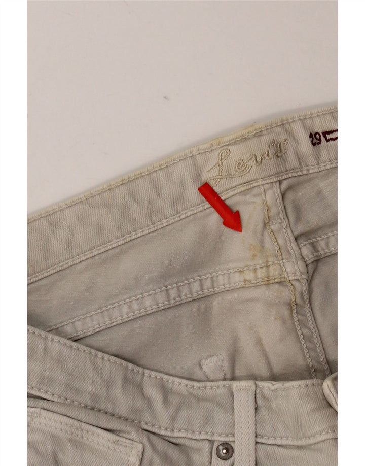 Damskie jeansy Levi's Skinny W29 L34 Szara bawełna
