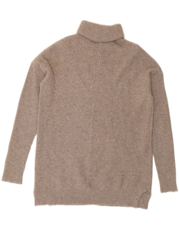 Damski sweter oversize Joules z okrągłym dekoltem UK 8 Small Beige Cashmere