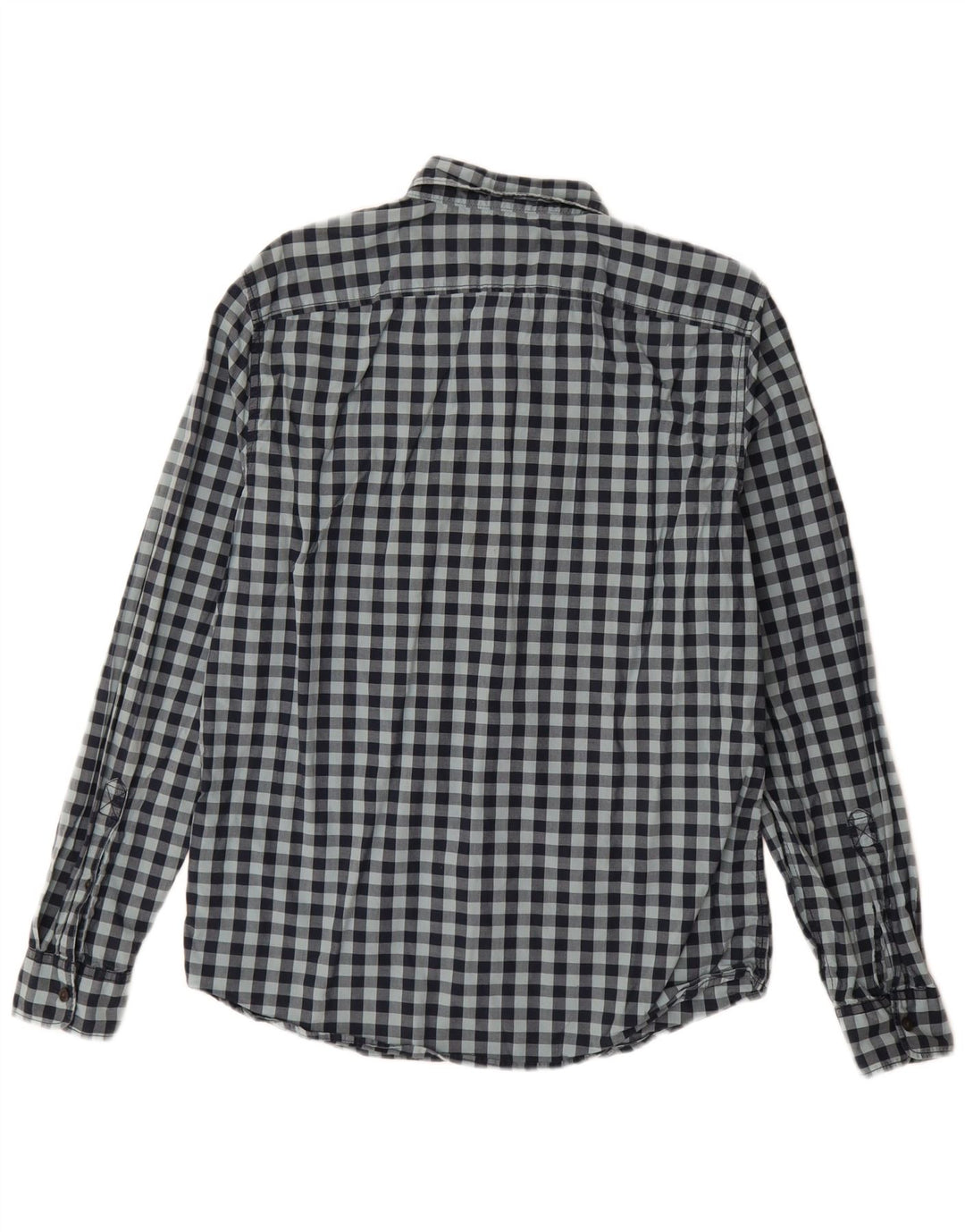 Koszula męska Timberland Slim Fit, średnia, granatowa bawełna w kratkę