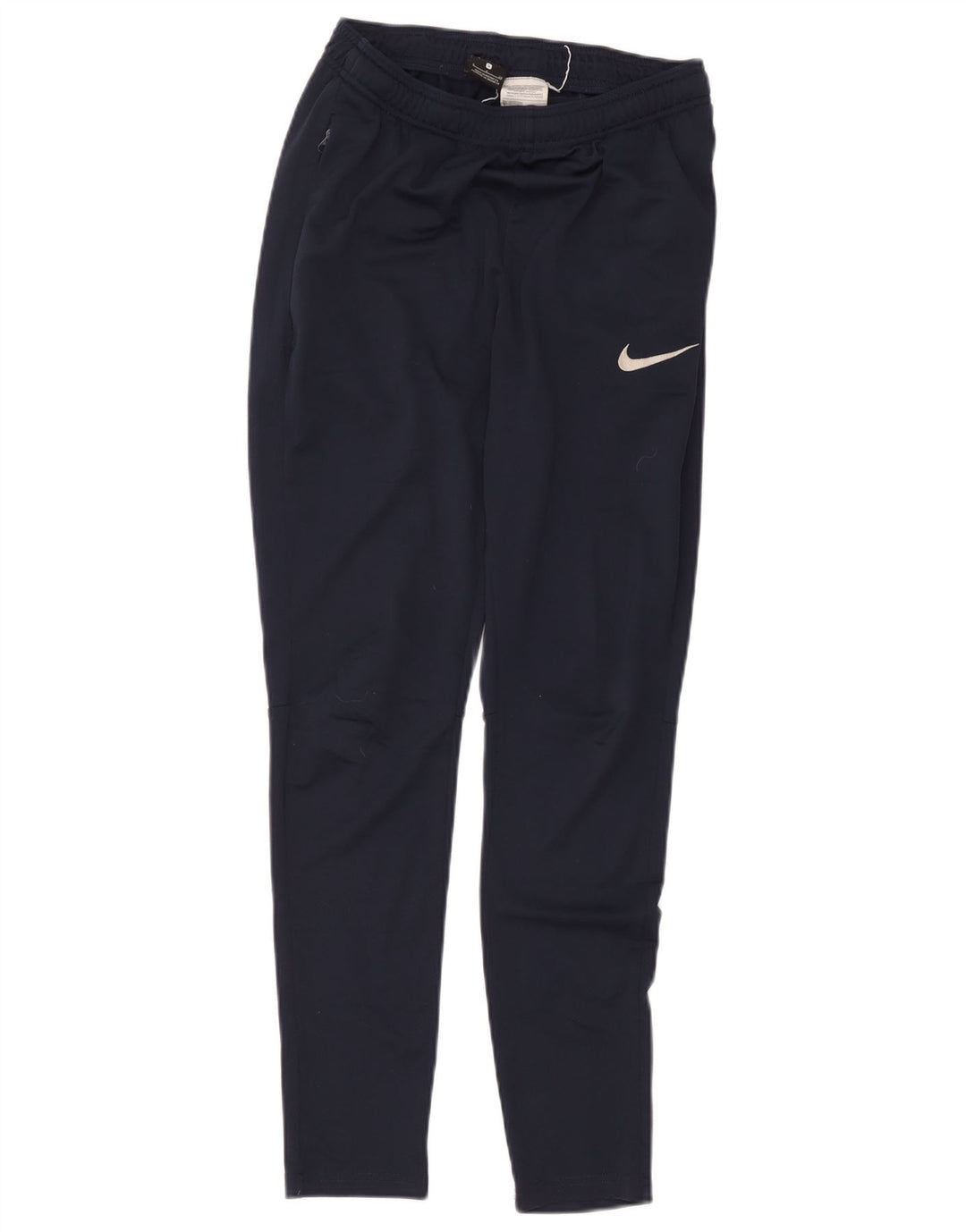 Damskie spodnie dresowe Nike Dri Fit UK 8, małe, granatowe, poliestrowe