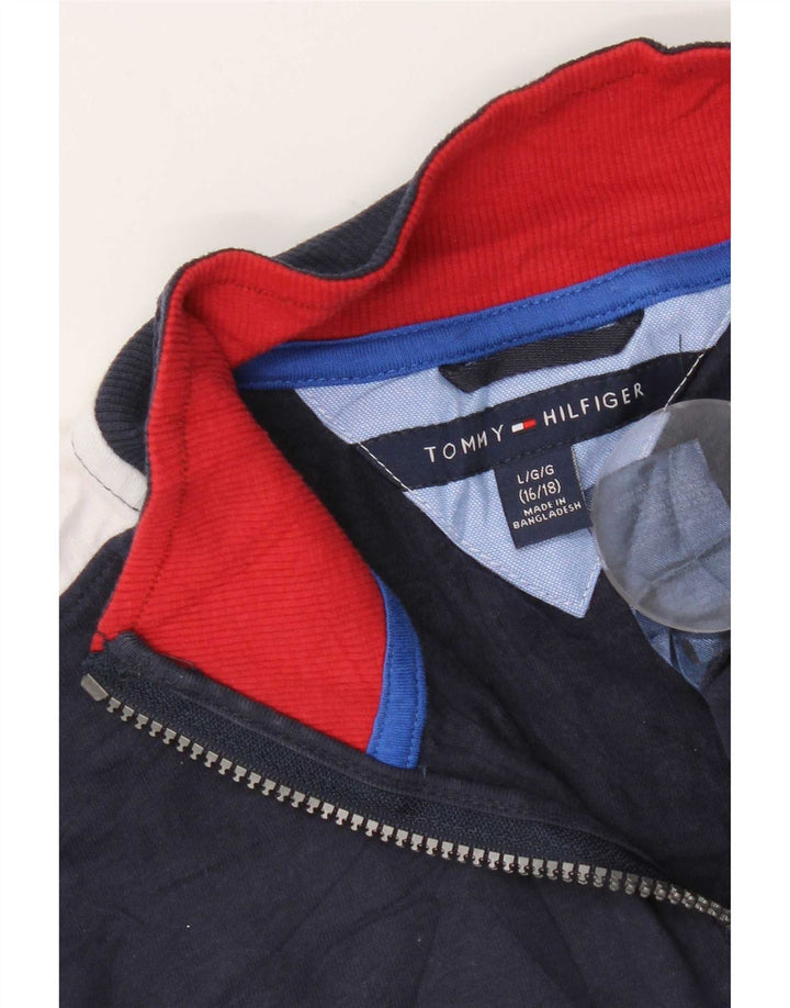 Bluza chłopięca Tommy Hilfiger 15-16 lat, duża, granatowa