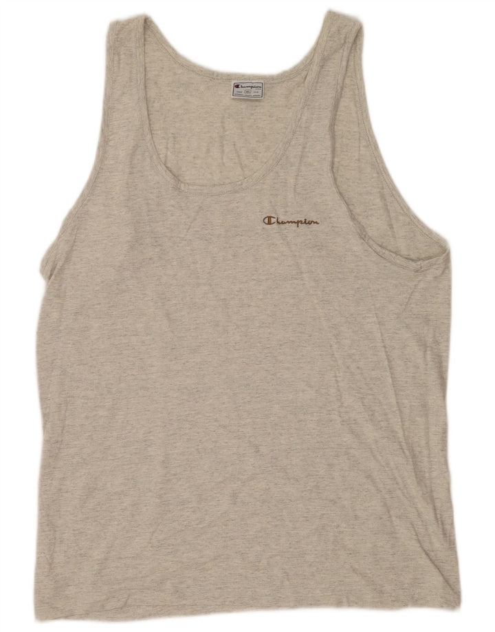 Męska kamizelka Champion Top 2XL Szara nakrapiana